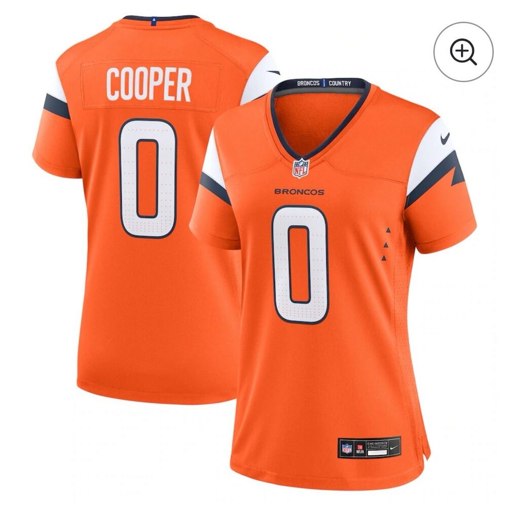 Jonathon Cooper Denver Broncos Nike Women's Team Game Jersey - Orange